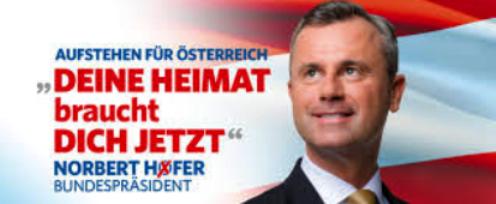 "Tu patria te necesita ahora", reza el cartel electoral del FPÖ.
