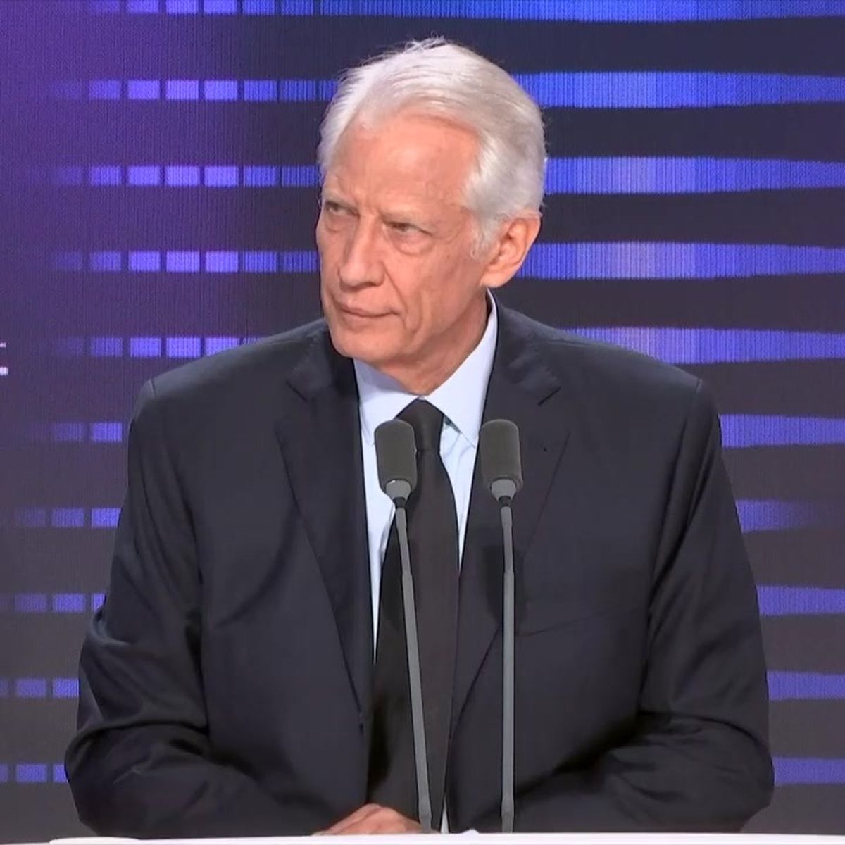 Dominique De Villepin en entrevista el 7 de noviembre de 2023 