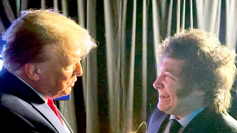 Donald Trump y Javier Milei