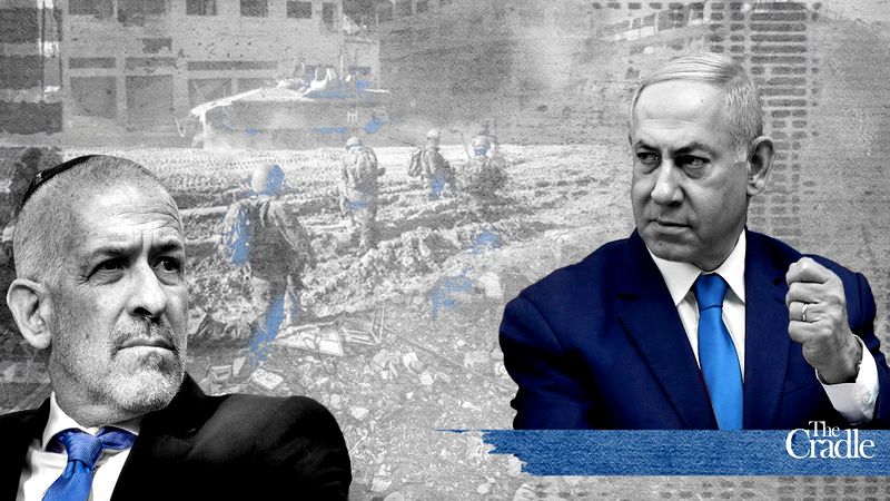 Ronen Bar y Benjamin Netanyahu
