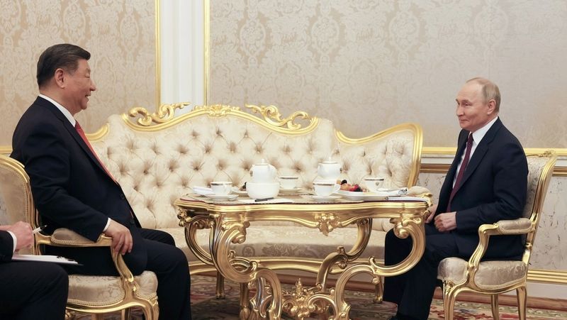 Xi Jinping y Vladímir Putin