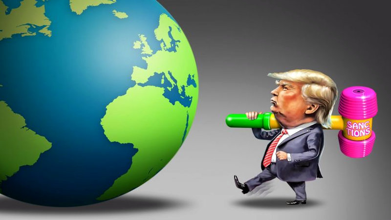 Trump y su martillo de juguete
